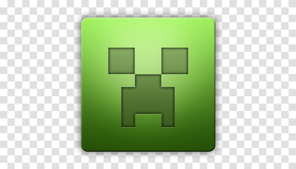 Minecraft Icon Minecraft Creeper Icon, Green, Label, Text, Mailbox Transparent Png