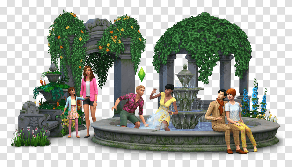 Minecraft In Sims, Person, Water, Jacuzzi Transparent Png