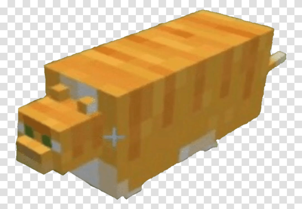 Minecraft Minecraftcat Minecraftmeme Fatcat Meme Lumber, Box, Fence, Barricade Transparent Png
