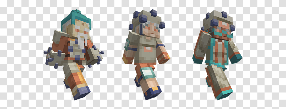 Minecraft Mini Game Heroes Skin Pack, Toy Transparent Png