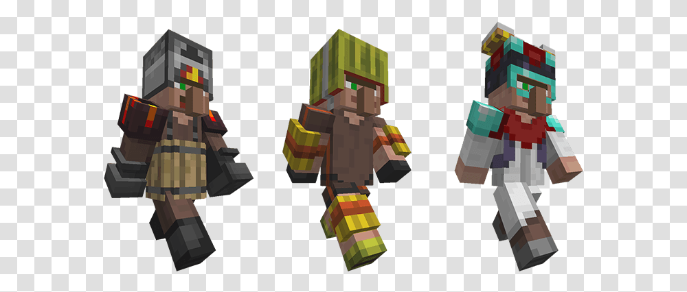 Minecraft Mini Game Heroes Skin Pack, Toy Transparent Png