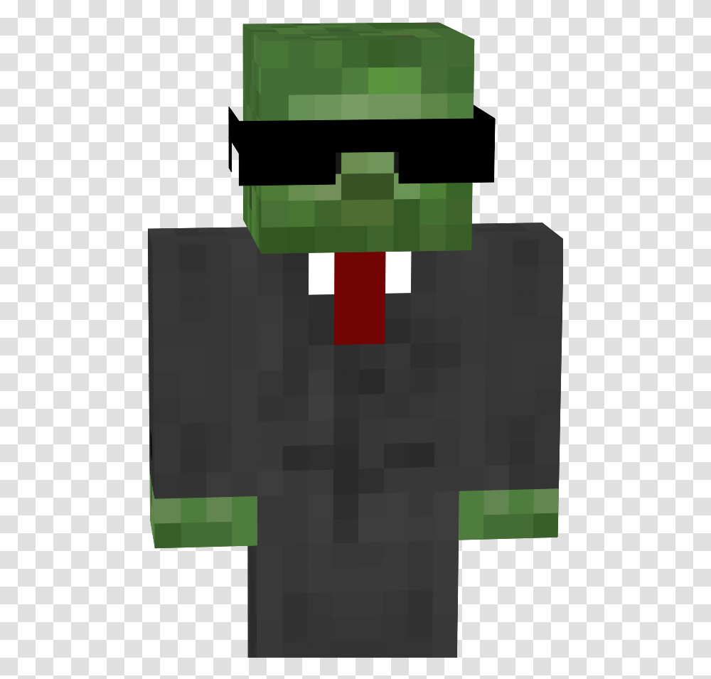 Minecraft Mods Skeleton Mob Minecraft Zombie With Sunglasses, Rug, First Aid Transparent Png