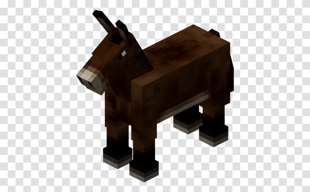 Minecraft Mule, Toy, Nature, Outdoors, Table Transparent Png