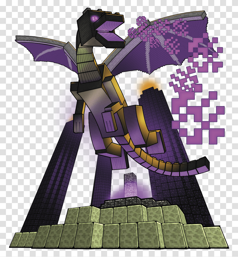 Minecraft Mutant Ender Dragon Wallpaper Minecraft Wallpaper Ender Dragon, Art, Graphics Transparent Png