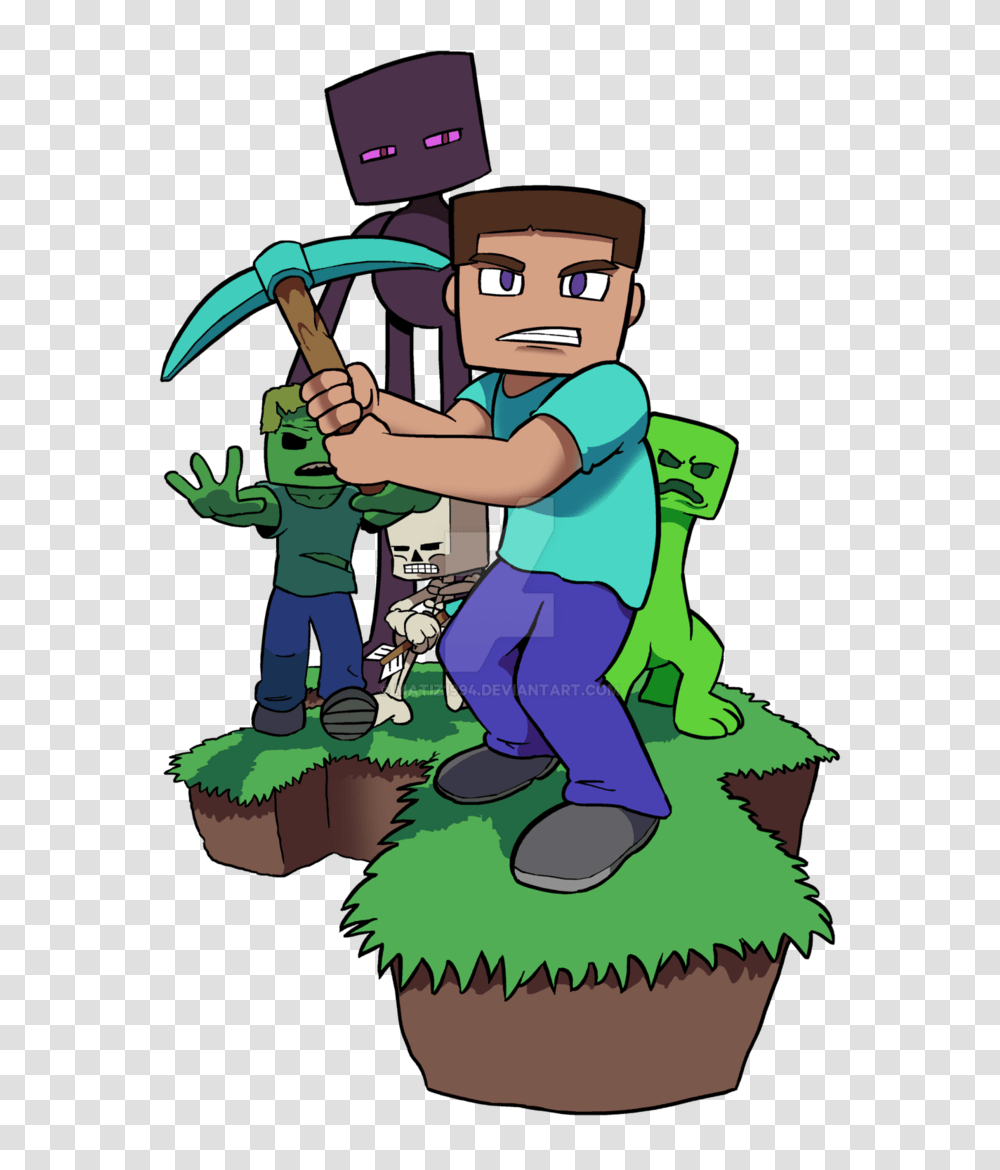 Minecraft, Person, Human, Outdoors, Tool Transparent Png