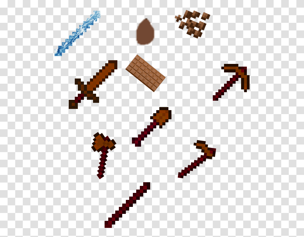 Minecraft Pickaxe Clipart Download Minecraft Diamond Tools Textures, Paper, Confetti, Urban, Poster Transparent Png