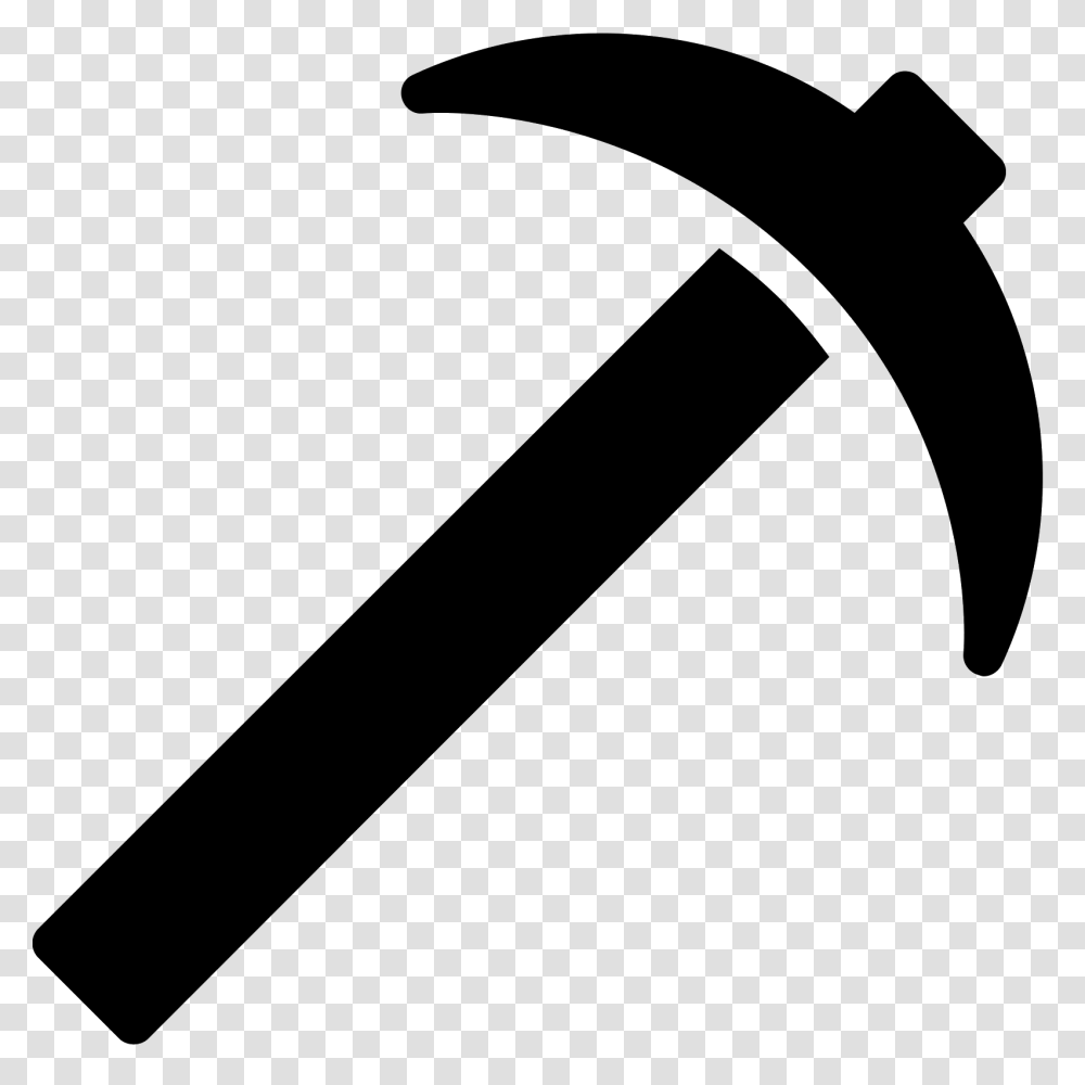 Minecraft Pickaxe Filled Icon, Gray, World Of Warcraft Transparent Png