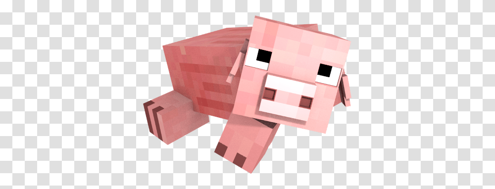 Minecraft Pig Lying Down Minecraft Sticker Pig, Toy Transparent Png