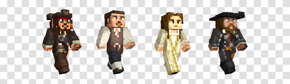 Minecraft Pirate Skin, Toy Transparent Png