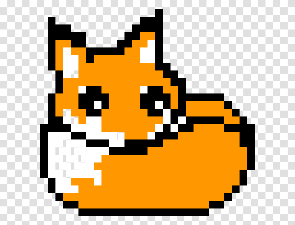 Minecraft Pixel Art Fox Clipart Download Easy Pixel Art Cat, QR Code Transparent Png