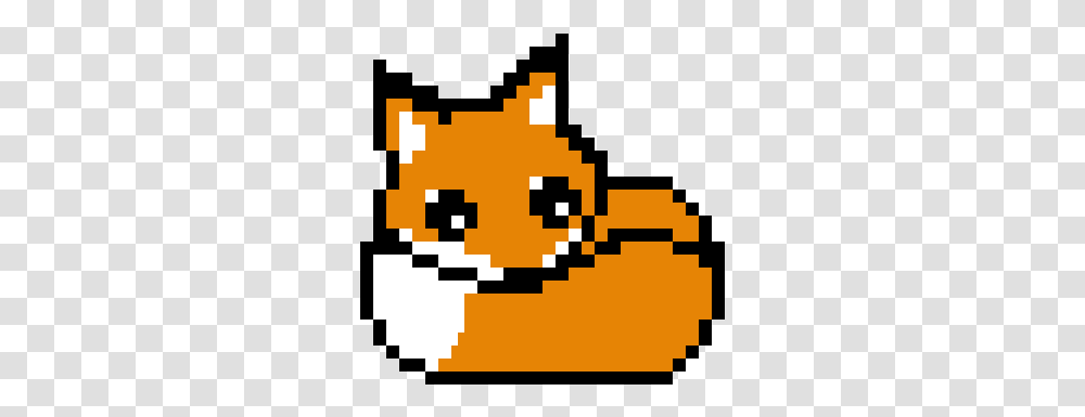 Minecraft Pixel Art Fox Pac Man Transparent Png Pngset Com