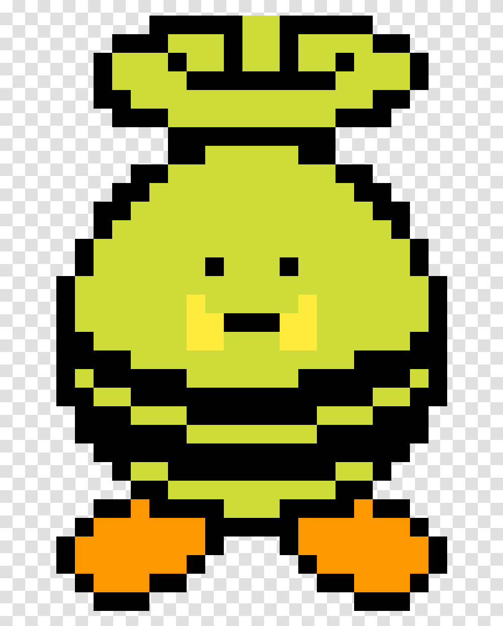 Minecraft Pixel Art Sans, Pac Man Transparent Png