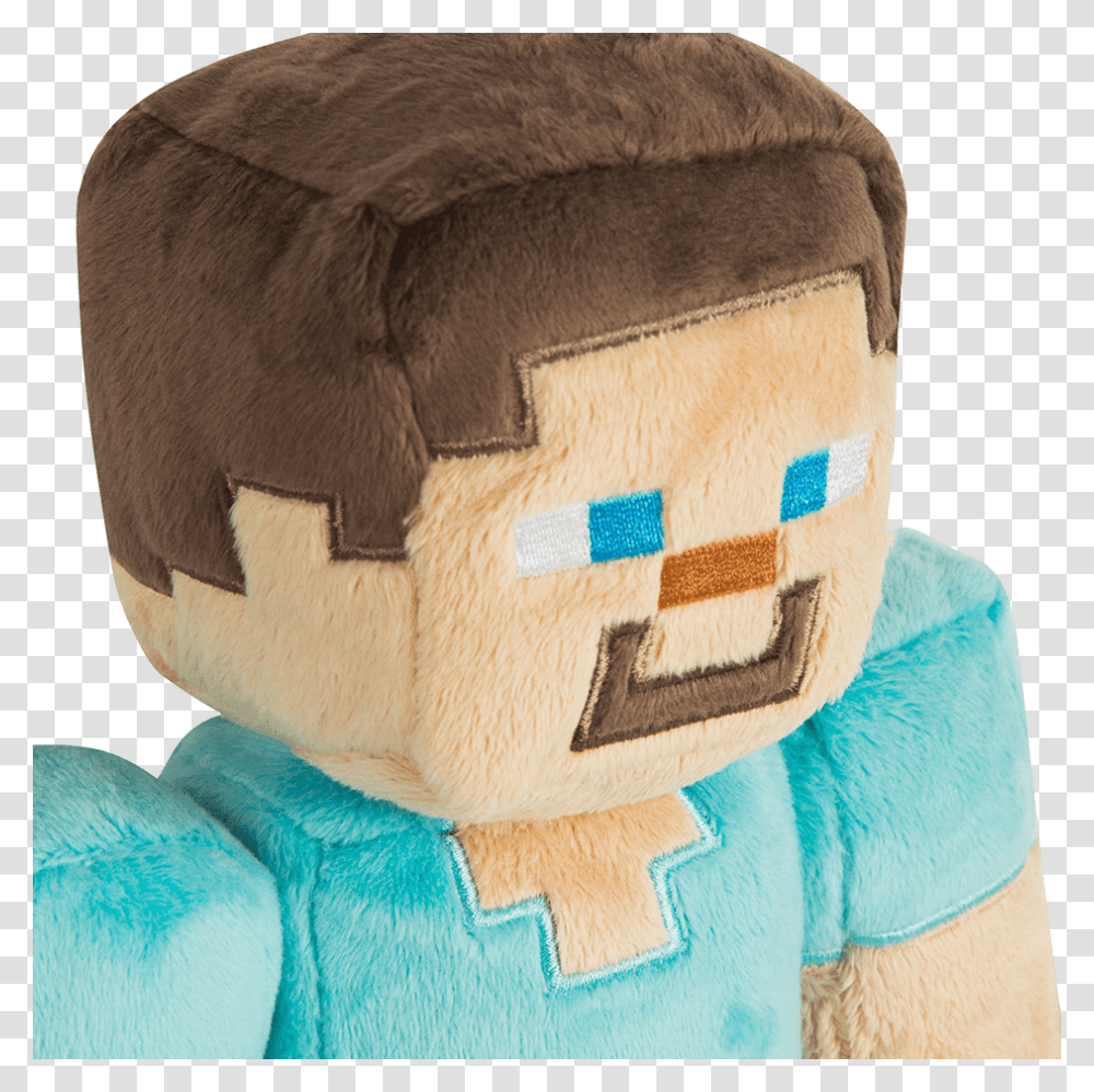 Minecraft Plush Jinx Steve, Toy, Home Decor, Blanket, Wood Transparent Png