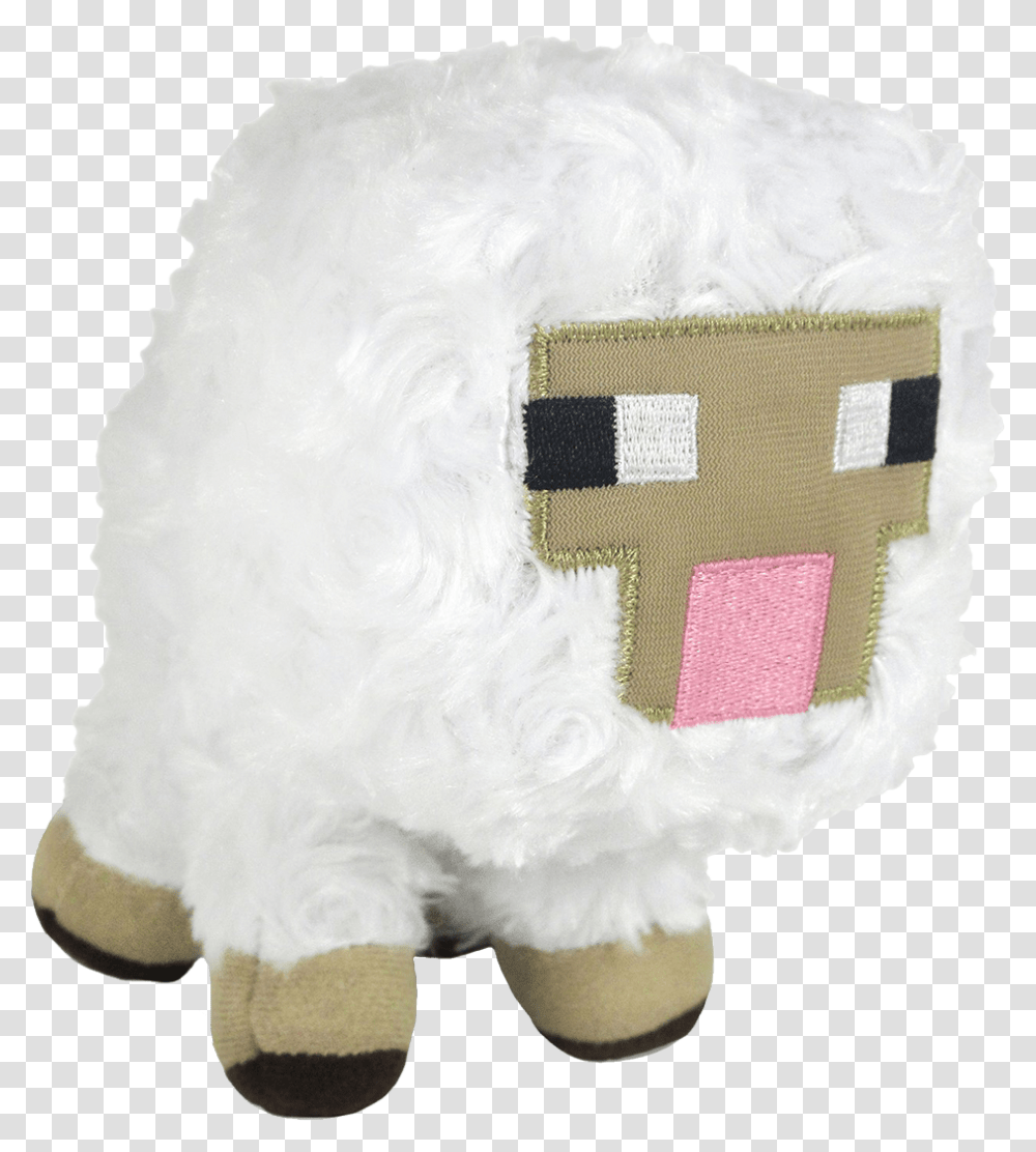 Minecraft Plush Toy Sheep, Pillow, Cushion, Rug, Furniture Transparent Png