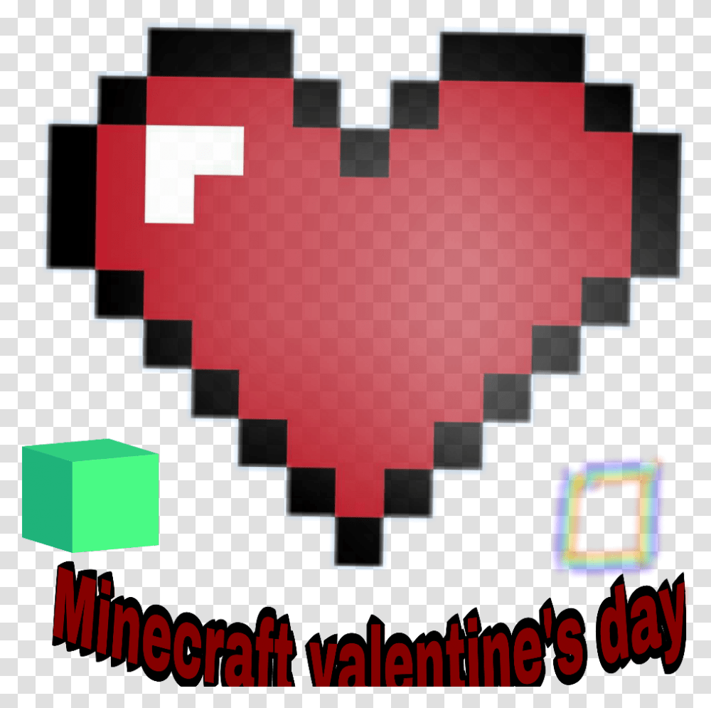 Minecraft Pocket Edition Valentine's Day Graphic Design, Pac Man, Poster Transparent Png
