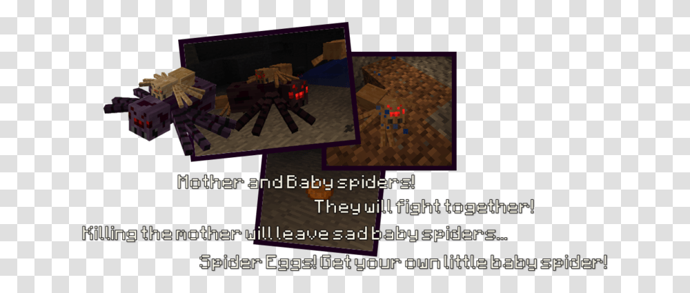 Minecraft Primitive Mobs Spider, Toy Transparent Png