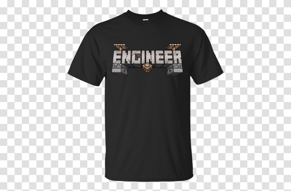 Minecraft Redstone Engineer T Shirt Amp Hoodie, Apparel, T-Shirt, Sleeve Transparent Png