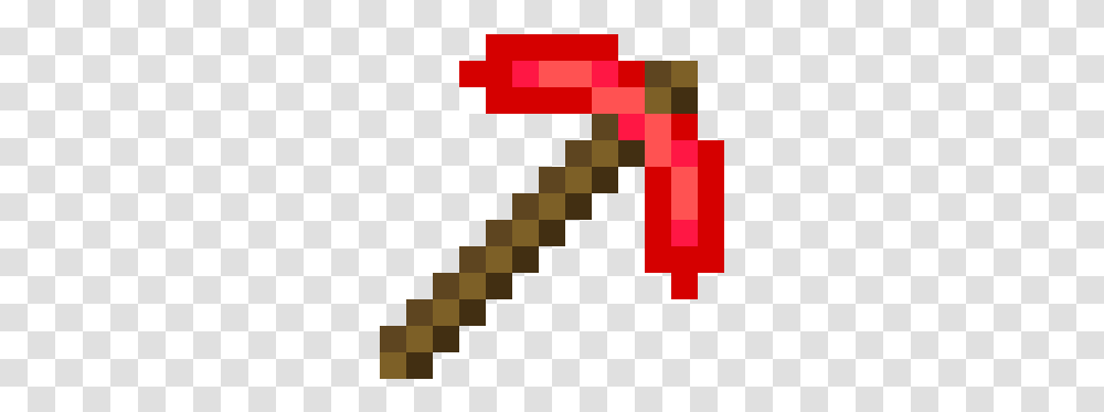 Minecraft Ruby Pickaxe Texture, Logo, Word, First Aid Transparent Png