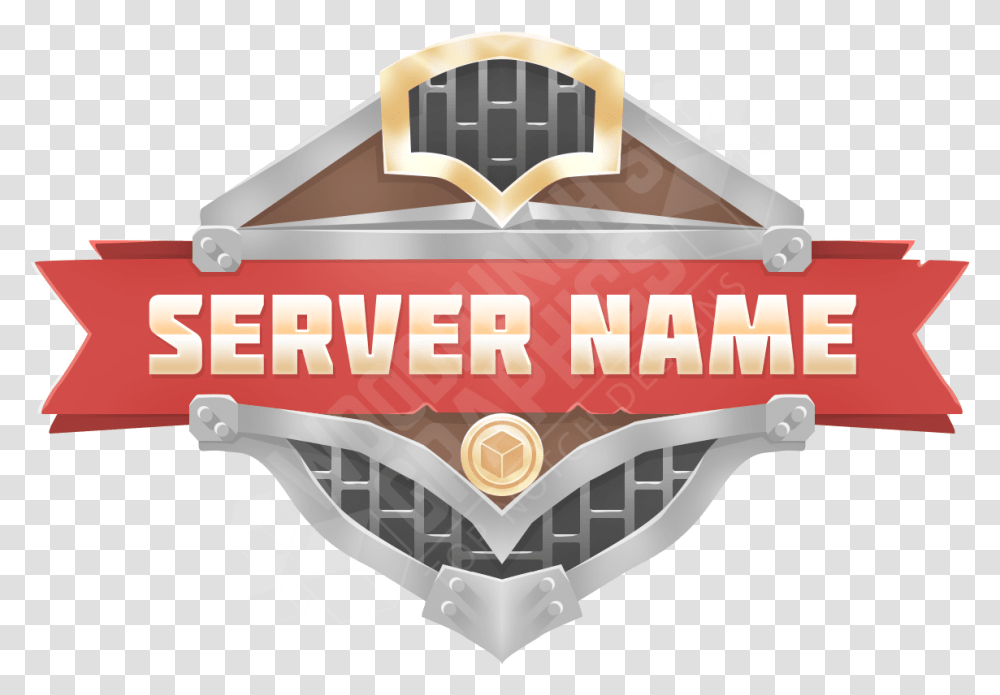 Minecraft Server Logo Minecraft Server Logo, Symbol, Clothing, Text, Construction Crane Transparent Png