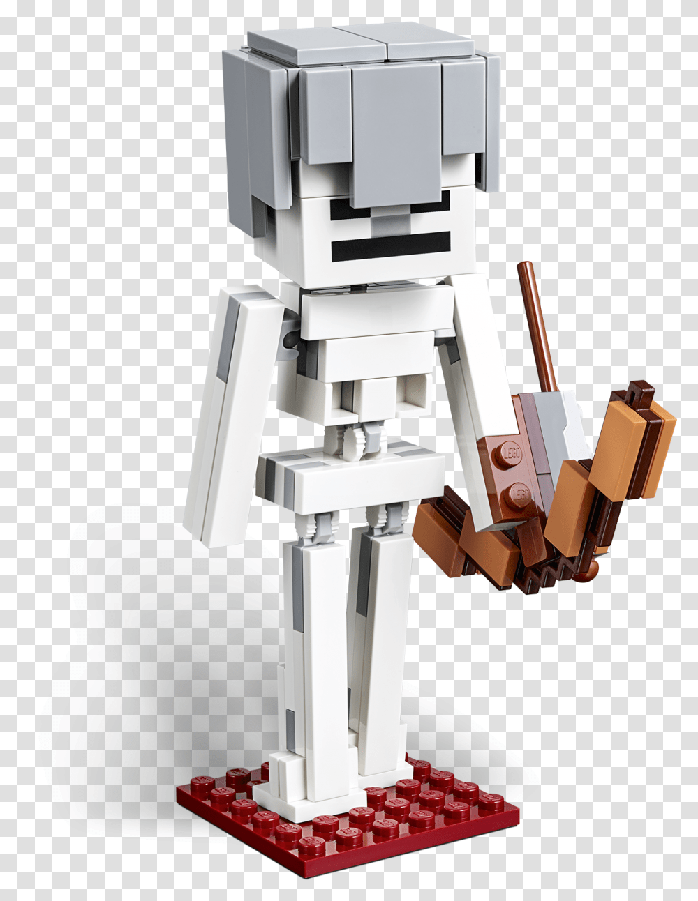 Minecraft Skeleton, Toy, Robot Transparent Png