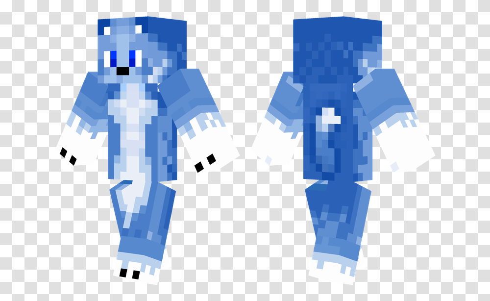 Minecraft Skin Blue Wolf, Building, Cross, Urban, Shirt Transparent Png