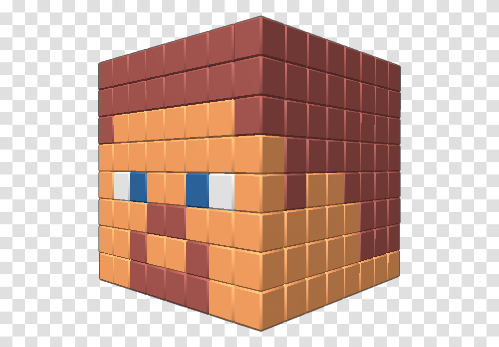 Minecraft Steve Head, Brick, Solar Panels, Building, Wood Transparent Png