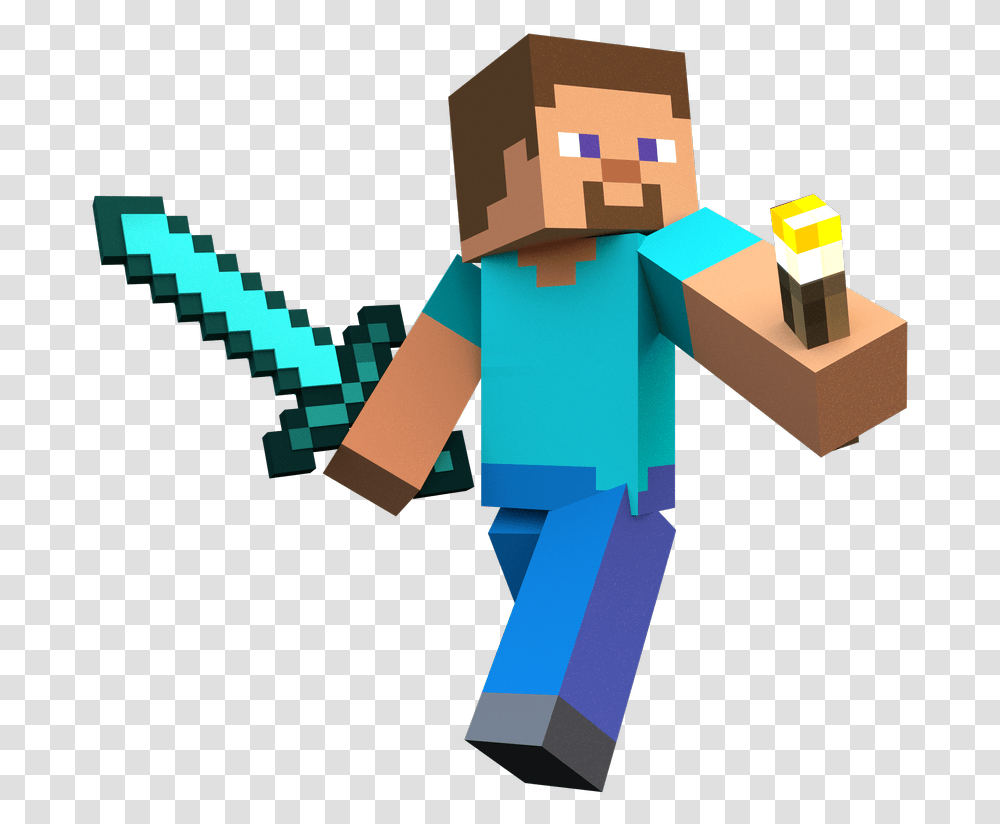 Minecraft Steve In Smash, Toy Transparent Png