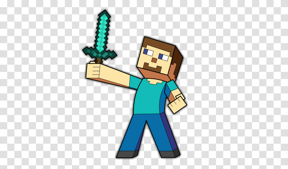 Minecraft Steve, Package Delivery, Carton, Box, Cardboard Transparent Png