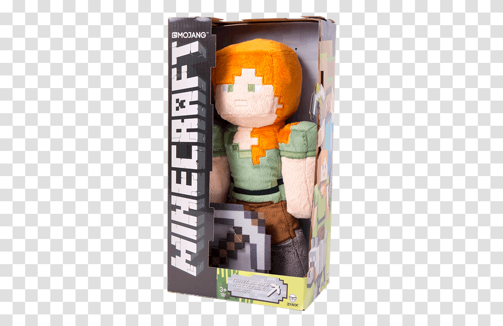 Minecraft Steve Plush Jinx, Toy, Furniture, Cushion, Couch Transparent Png