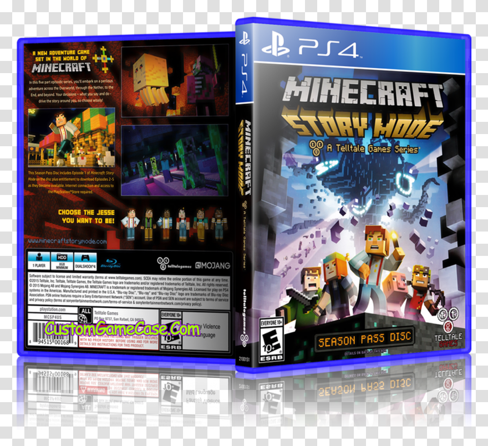 Minecraft Story Mode Minecraft Story Mode Season 2 Cover, Advertisement, Poster, Flyer, Paper Transparent Png