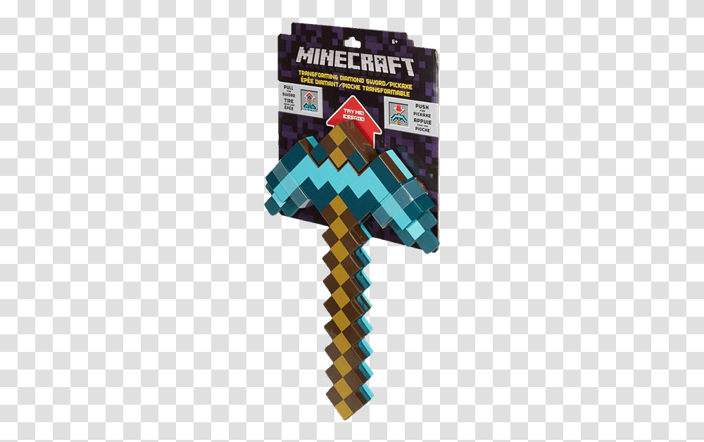Minecraft Transforming Pickaxe, Cross, Sweets Transparent Png