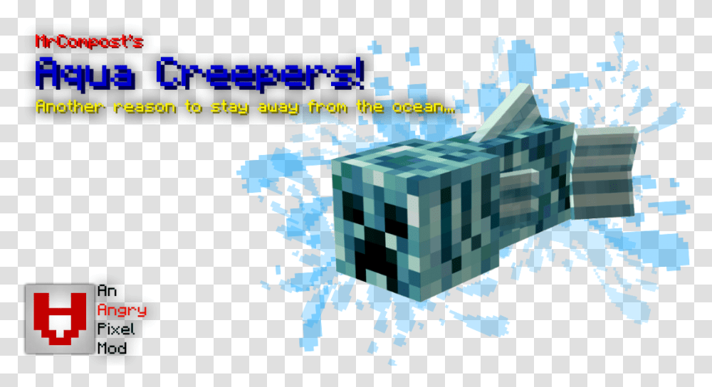 Minecraft Water Creeper Mod Transparent Png