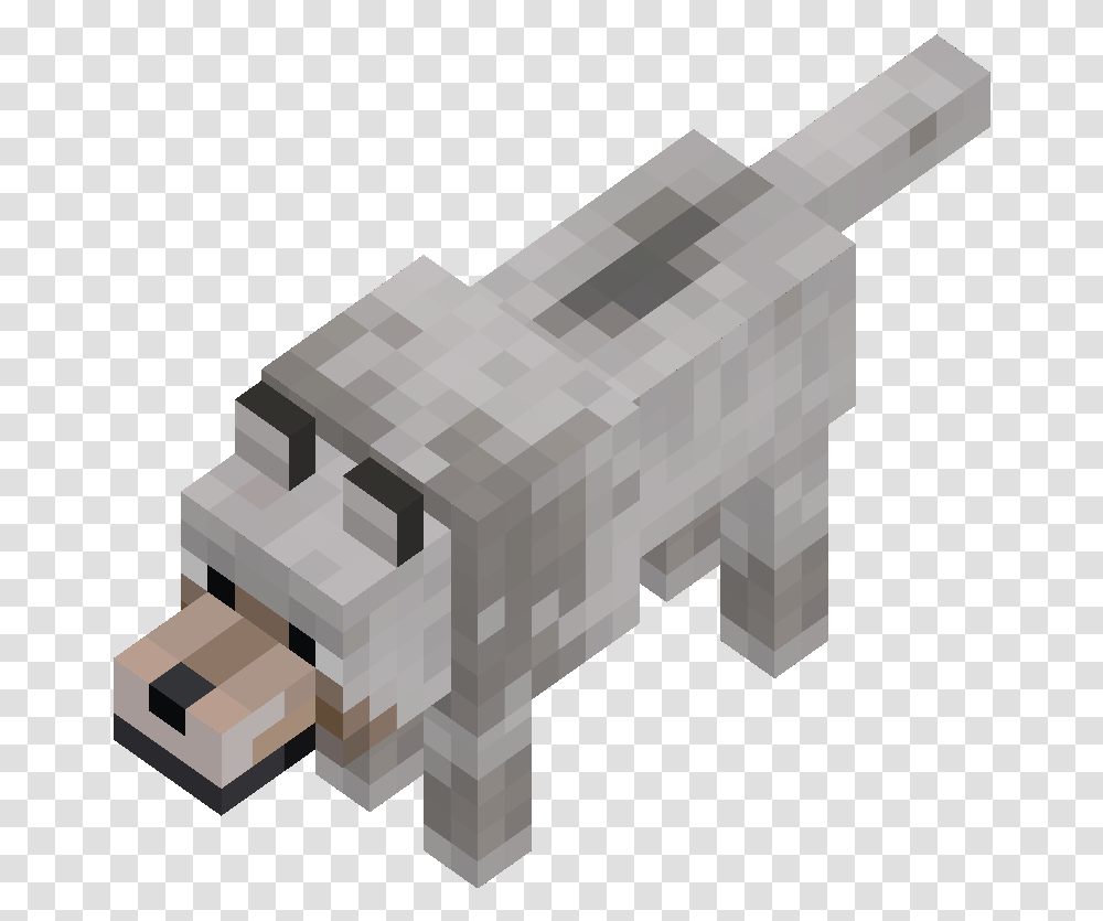 Minecraft Wolf Red Eyes, Toy, Vise Transparent Png