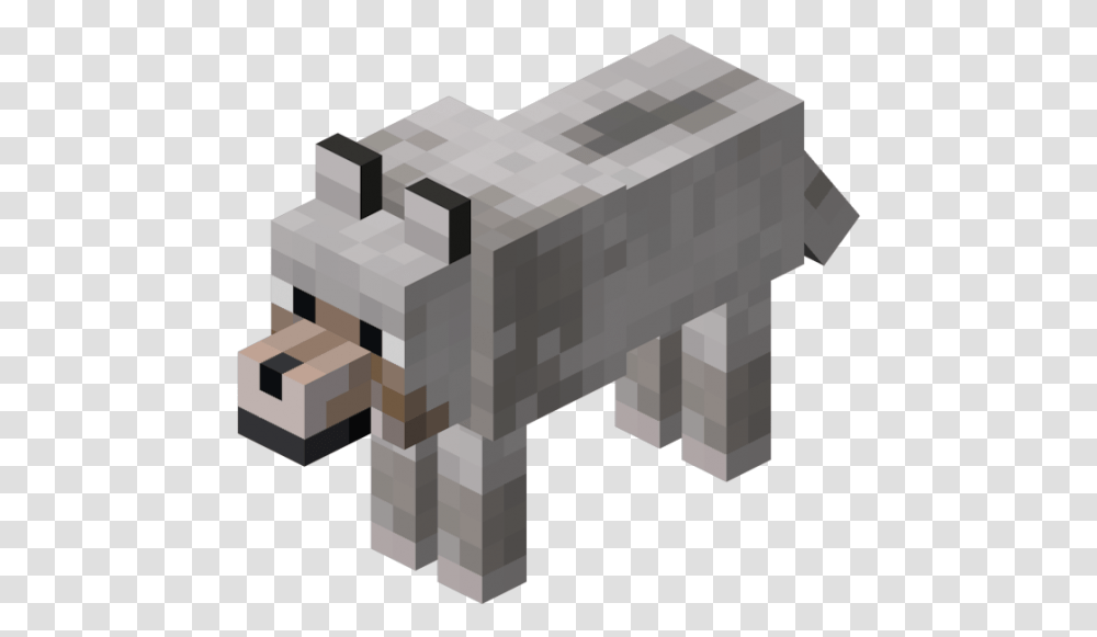 Minecraft Wolf, Toy, Building, Concrete, Archaeology Transparent Png