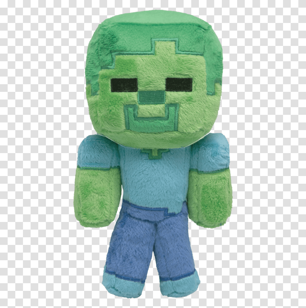 Minecraft Zombie Stuffed Toy, Plush, Pinata Transparent Png