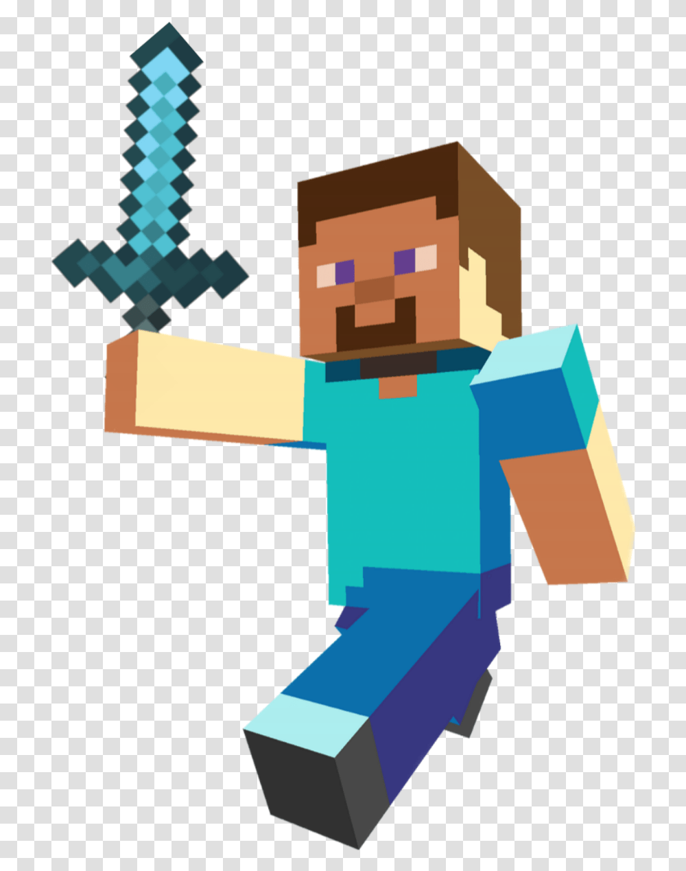 Minecraftsteve Sticker By Fnafstudios Minecraft, Cross, Symbol Transparent Png