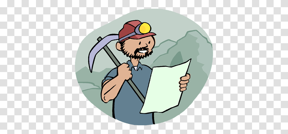 Miner Looking, Outdoors, Performer, Cleaning Transparent Png