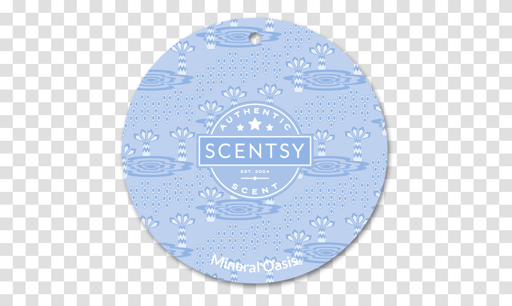 Mineral Oasis Scentsy Scent Circle Odor, Label, Text, Rug, Pattern Transparent Png