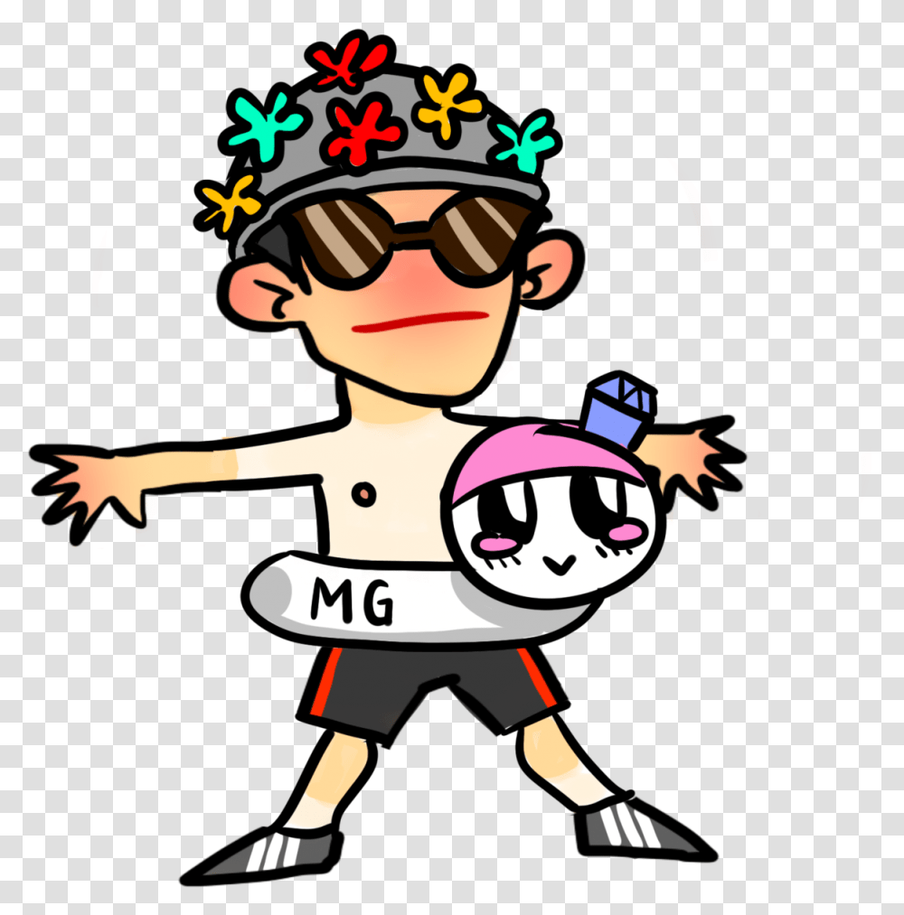 Mingyu Cartoon, Person, Sunglasses, People Transparent Png