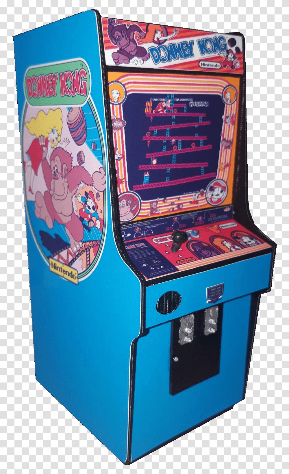 Mini Arcade Donkey Kong, Arcade Game Machine, Pac Man Transparent Png