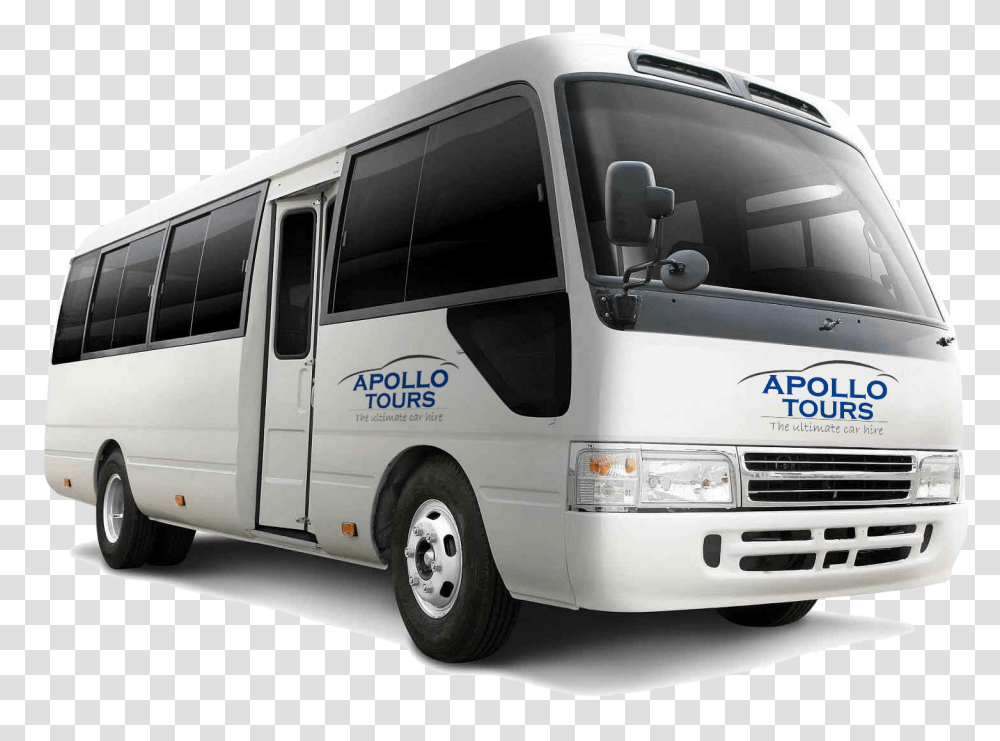 Mini Bus Coaster Bus, Minibus, Van, Vehicle, Transportation Transparent Png