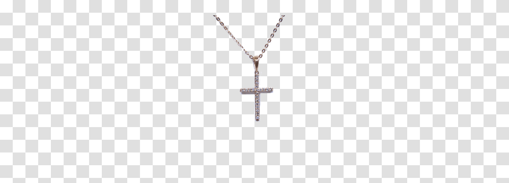 Mini Diamond Cross Necklace Patty Qs Jewelry, Pendant, Gemstone, Accessories Transparent Png