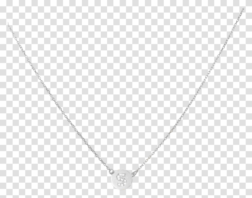 Mini Disc Diamond Initial Necklace Necklace, Jewelry, Accessories, Accessory, Gemstone Transparent Png