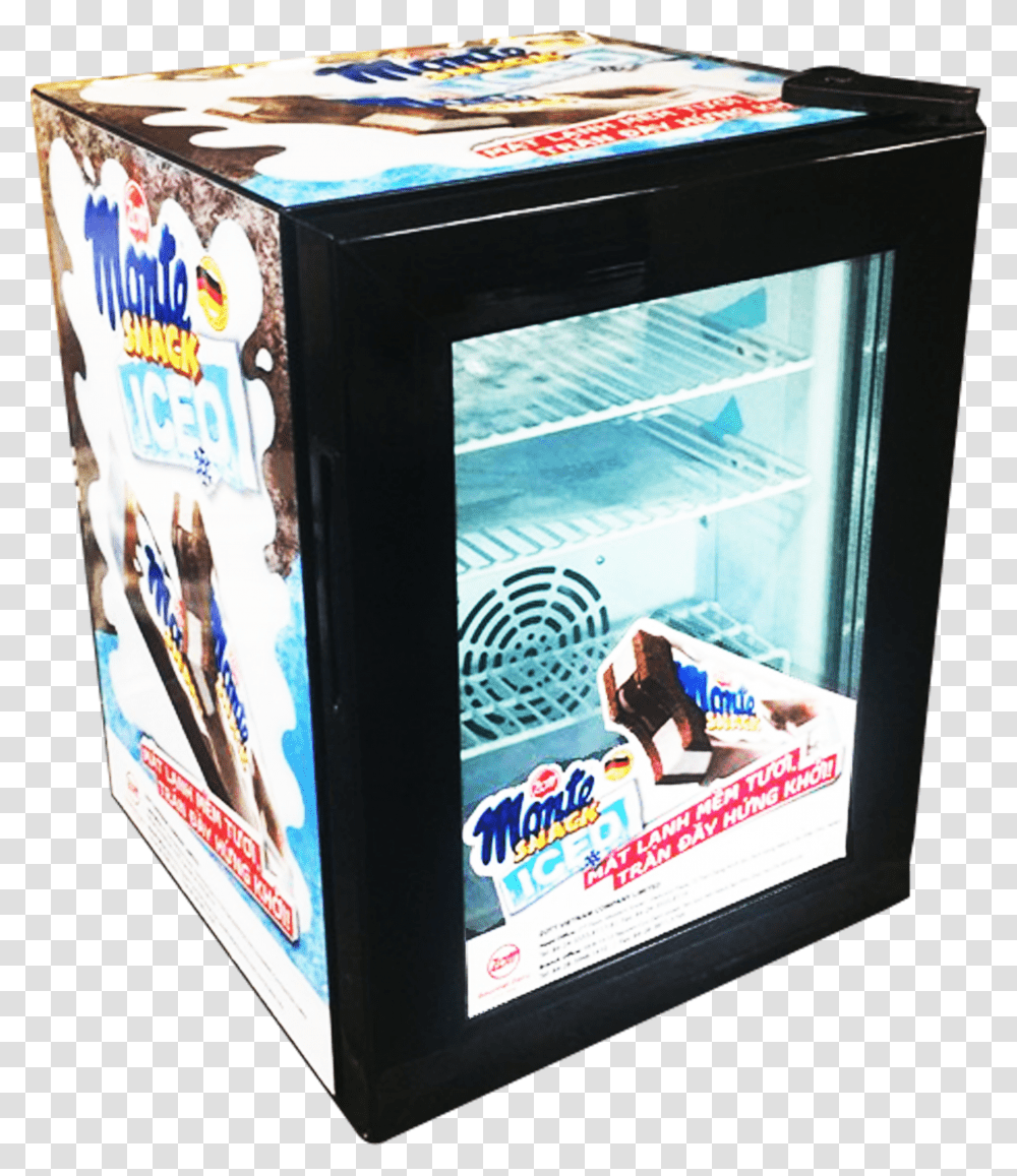Mini Display Fridge Freezer Commercial Chiller Lego, Monitor, Screen, Electronics, Person Transparent Png