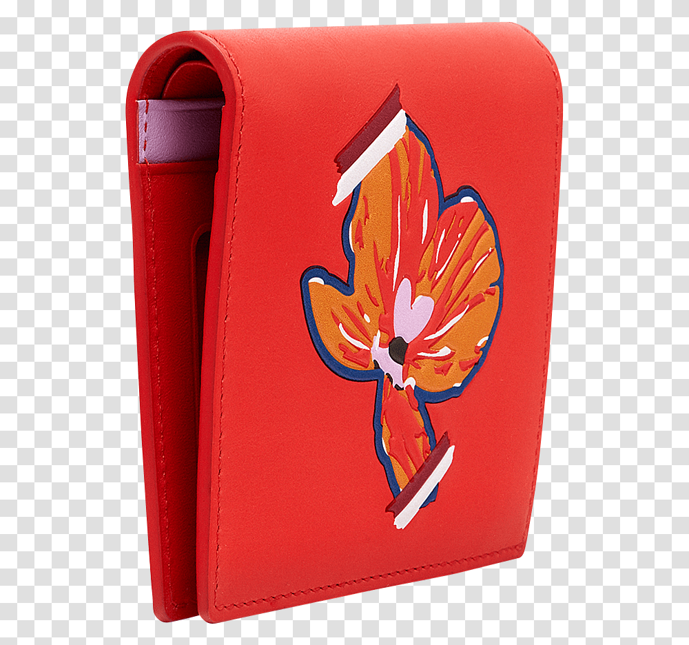 Mini Essential Two Fold Wallet In Victory Flower Marigold Coin Purse, Book, Logo, Symbol, Trademark Transparent Png