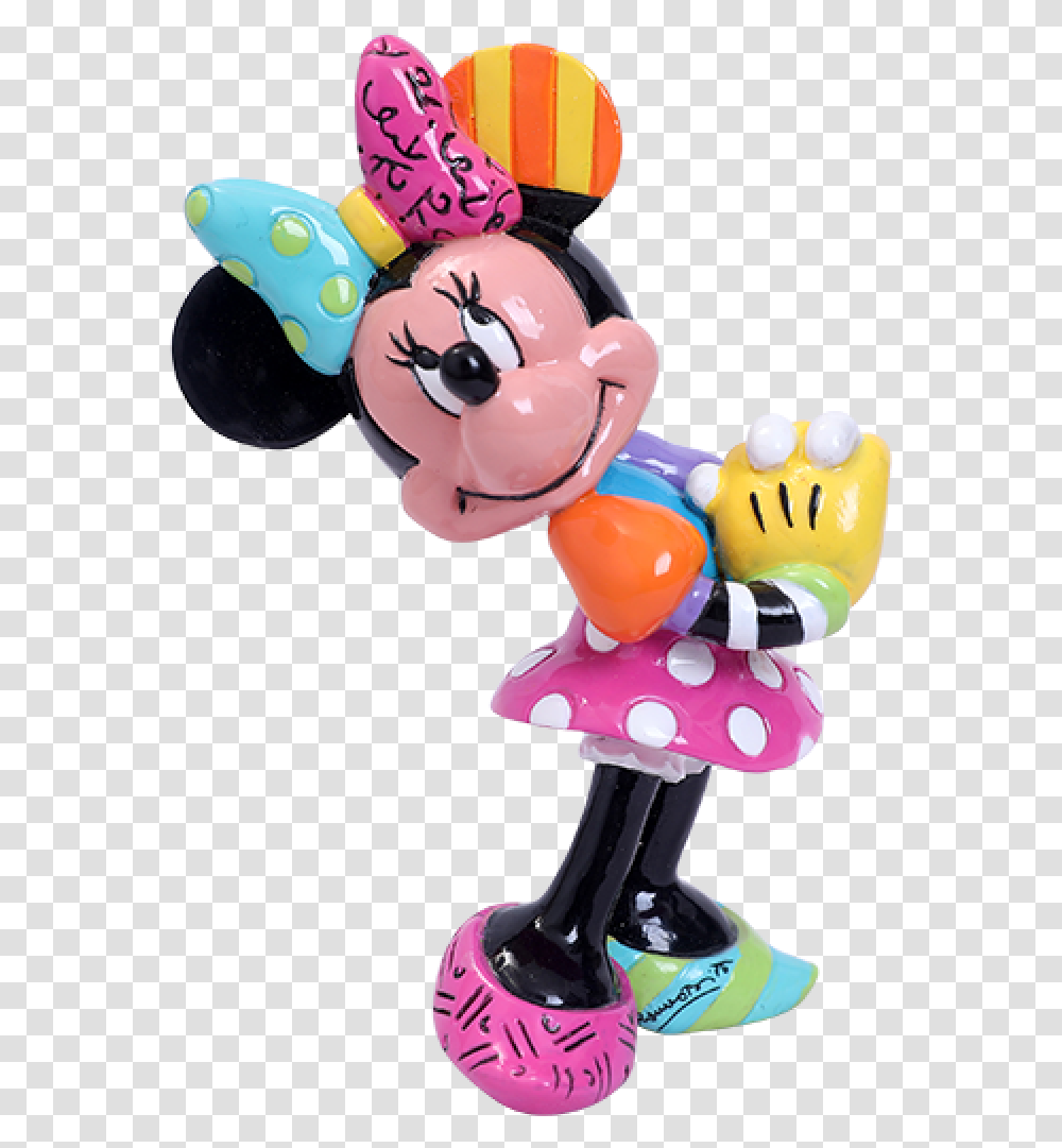 Mini Figurine Minnie Mouse Britto Disney 2019, Toy, Plant, Super Mario, Pac Man Transparent Png