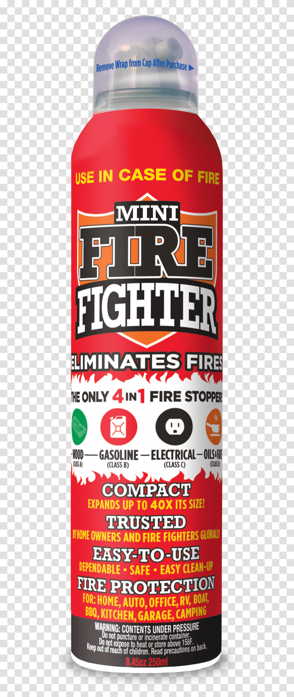 Mini Fire Fighter, Tin, Can, Aluminium, Beer Transparent Png