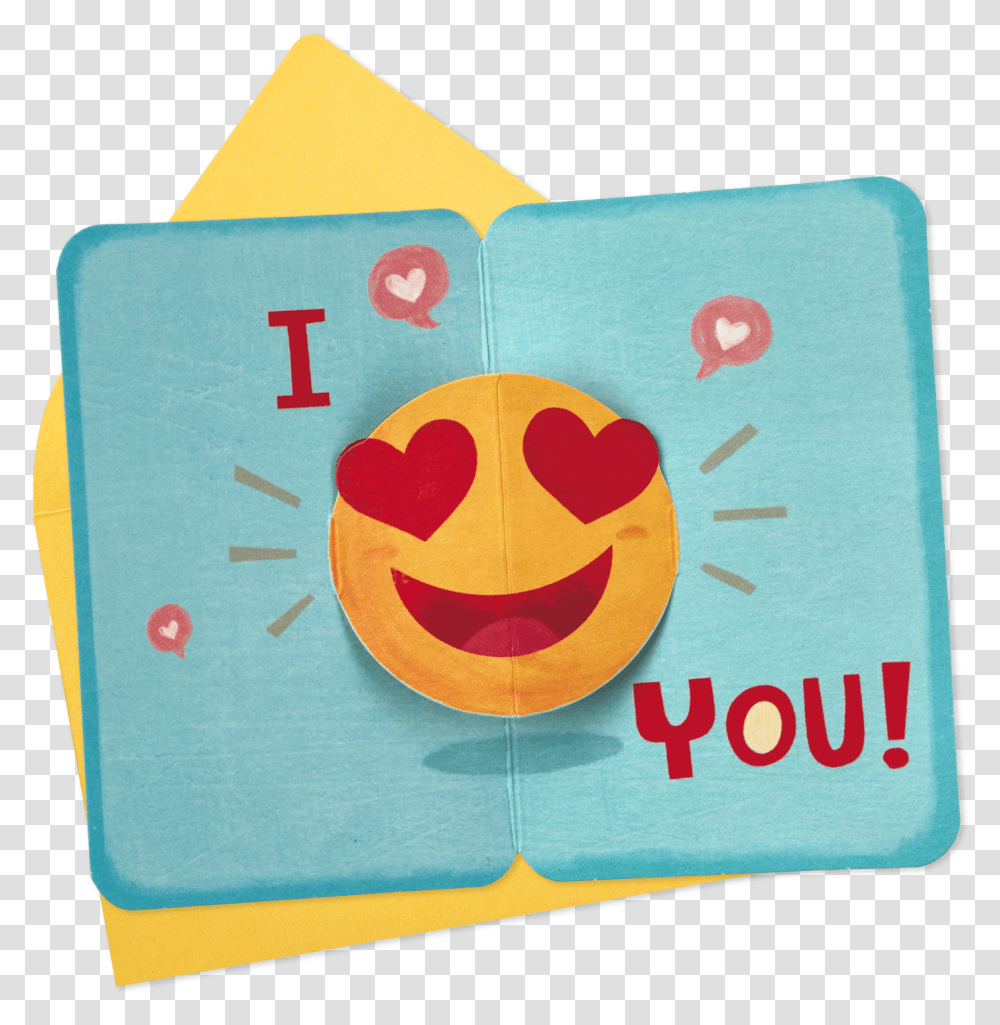 Mini Heart Emoji Pop Up Cards, Text, Applique, Symbol, First Aid Transparent Png
