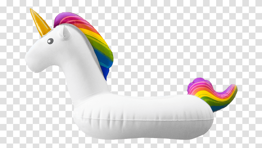 Mini Inflatable Unicorn Cup Holder Unicorn Floaty Small, Furniture, Chair, Cushion, Arm Transparent Png
