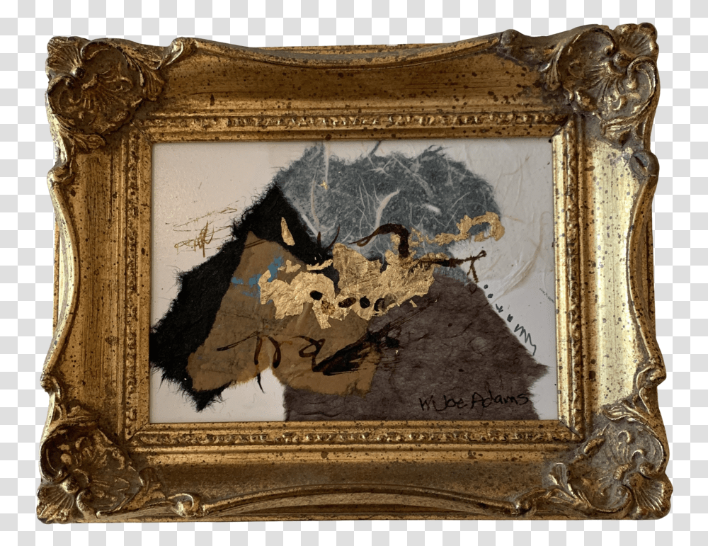Mini Joe Adams In Gold Antique Frame, Art, Painting, Archaeology, Architecture Transparent Png